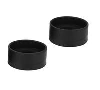 JOINPAYA Lot de 2 Œilletons en Caoutchouc Pliables pour Microscope et Télescope, Protection Oculaire Plate Compatible Microscopes Stéréoscopiques, Usage Professionnel et Personnel,