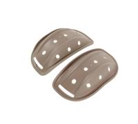 JOINPAYA Lot de 2 Mentonnières de Casque de Protection Blanc Crème, Coussinet Léger et Résistant pour Casque de Ski, Moto, Vélo Électrique et Football, Absorption des Chocs, Compatible