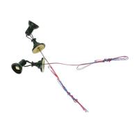 JOINPAYA Lot de 2 Mini Lampes de Signalisation Vertes pour Maquette de Train Projecteurs Décoratifs pour Table à Sable Accessoires DIY pour Mini-Train et Micro-Paysage