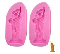 JOINPAYA Lot de 2 Moules à Glace en Silicone Rose, Moules à Pudding et Bâtonnets de Fromage Faits Maison, Antiadhésifs, Réutilisables et Faciles à Nettoyer, pour Pâtisserie et Préparation