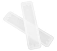 JOINPAYA Lot de 2 Moules en Silicone Réutilisables pour Marque-Pages DIY Moules à Marque-Page Rectangulaires de Différentes Tailles Compatibles Résine Époxy Fabrication Artisanale pour