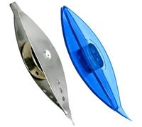 JOINPAYA Lot de 2 Navettes de Tissage Plastique et Métal Transparent, Outils de Tricotage DIY à Double Extrémité pour Artisanat, Accessoires Légers pour Tricot, Crochet et Loisirs Créatifs