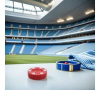 JOINPAYA Lot de 2 Palets de Roller Hockey Rouges à Points Blancs Palets D’Entraînement pour Hockey sur Sol Extérieur et Intérieur Matériel Résistant et Usage Toutes Surfaces