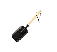 JOINPAYA Lot De 2 Pelles À Feu en Carbone pour Jardin Et Aménagement Paysager