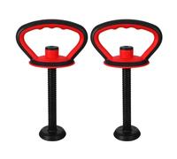 JOINPAYA Lot de 2 Poignées Réglables pour Kettlebell en Métal Base et Écrou - Accessoires de Musculation Compacts pour Entraînement Fonctionnel à Domicile et Salle de Sport