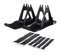 JOINPAYA Lot de 2 Supports de Ski en Plastique Sûr pour Vélo d'Équilibre Garçon et Filles 13-15 Pouces Accessoires Vélo Snowboard Traîneau pour Hiver Améliore Équilibre et Sécurité des