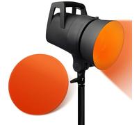 JOINPAYA Lot de 20 Autocollants Filtres Lumière Chaude 74cm, Disques Adhésifs en Gel Plastique pour Spots Cylindriques, Éclairage D’ambiance Salon et Chambre, Filtres Couleur Jaune