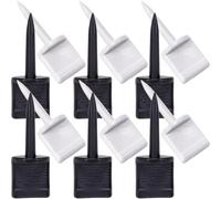 JOINPAYA Lot de 20 Clous Extérieurs pour Tir à l'arc Fixations Solides en Acier pour Cibles EVA et Papier Épingles Légères Noires et Blanches Accessoires Indispensables pour Chasse et