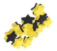 JOINPAYA Lot de 20 Effaceurs à Sec en Eva D’étoile à 5 Branches, Gommes pour Tableau Blanc et Noir, Effaceurs Portables et Réutilisables, Nettoyants Polyvalents pour École, Bureau et