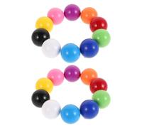 JOINPAYA Lot de 20 Petites Boules en Plastique Colorées Petites Balles, 10 Couleurs X 2 Pièces, Accessoires Polyvalents pour Jeu de Chute de Balles, Outils Pédagogiques en Mathématiques