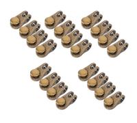 JOINPAYA Lot de 20 sets de Œillets Métalliques en Alliage Cuivre Antique pour Lacets de Chaussures de Randonnée et Baskets Accessoires Résistants pour Réparation et Bricolage Adaptés aux