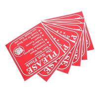 JOINPAYA Lot de 24 Autocollants D’Avertissement pour Toilettes Format Carré 102F Autocollants Salle de Bain Solide Signalétique « Ne Pas Jeter Autre Chose que Papier Toilette » Usage