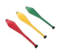 JOINPAYA Lot De 3 Bâtons De Jongle en Plastique pour Jonglerie Accessoires De Performance Acrobatique Entraînement Bâtons De Jonglerie Épingles Clubs Jouets De