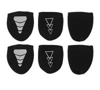 JOINPAYA Lot de 3 Couvre-Orteils de Vélo Imperméables en Néoprène, Couvre-Chaussures Thermiques Coupe-Vent, Bottines Chaudes Antidérapantes pour Cyclisme Route Pluie et Temps Froid