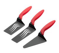 JOINPAYA Lot de 3 Pelles à Pizza et Pâtisserie en Acier Inoxydable, Spatules de Transfert Robustes, Poignées Isolantes, Adaptées Maison, Restaurant, Pizzeria, Outil la Cuisine Polyvalent