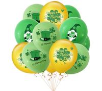 JOINPAYA Lot de 30 Ballons Trèfle en Latex Vert pour Saint-patrick, Kit Décoration Fête Ballons Chance, pour Célébrations et Événements Festifs