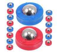 JOINPAYA Lot de 30 Boules De -Foot Palets De Jeu De Curling Billes Roulantes Mini-Palets De Shuffleboard Accessoires De Table De Shuffleboard