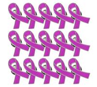 JOINPAYA Lot de 30 Broches Ruban Violet en Alliage de Zinc, Épingle Créative Nœud de Paix, pour Sensibilisation Anti-violence, Décoration Vêtements et Accessoires Femmes