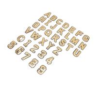 JOINPAYA Lot de 36 Écussons Thermocollants Alphabet Anglais Patchs Brodés Lettres et Chiffres Autocollants pour Réparation et Décoration de Vêtements Paquet T-Shirts et Robes Adhésif