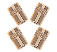 JOINPAYA Lot de 4 Boutons Moletés en Laiton Doré pour Guitare Électrique, Capuchons de Commutateur Multi-positions, Compatibles Sélecteur de Micros, Accessoires de Remplacement