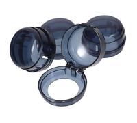 JOINPAYA Lot De 4 Brûleurs De Cuisinière - Bouton De Sécurité Pour Gaz - Bouton De Four Pour Enfant - Design Moderne Pour