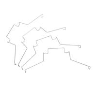 JOINPAYA Lot de 4 Clips en Acier pour Ventilateur CPU Informatique, Fixation Facile pour Dissiper la Chaleur, Accessoire en Ambiance Estivale pour Protéger Composants