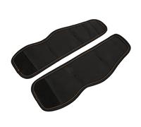 JOINPAYA Lot De 4 Paires De Protège-Pieds Fixes en Nylon Noir pour Pédales d'exercice avec Sangles