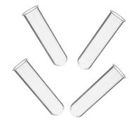 JOINPAYA Lot De 4 Tubes en Verre pour Propagation Hydroponique, Vase Tubes à Essai Floraux 3,7x4,7x15 Cm, Décoration Maison Et Bureau, Culture Plantes sans Terre