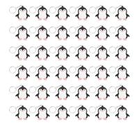 JOINPAYA Lot de 40 Porte-clés Pingouin en Pvc, Design Mignon et Éducatif, pour Paquet à Dos et Clés Lors de Fêtes D'anniversaire Thème des Animaux D'hiver