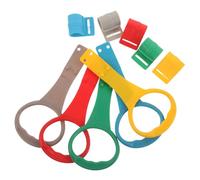 JOINPAYA Lot de 5 anneaux de traction pour bébé, pour parc, berceau, exercice de marche, support pour bébé, outil de suspension pour nourrissons et tout-petits