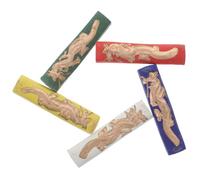 JOINPAYA Lot de 5 Bâtonnets d'Encre de Chine Traditionnels pour Calligraphie Sumi Peinture Calligraphique et Dessin Artistique Pigment Naturel à la Suie de Pin Compact et Portable