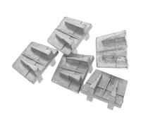 JOINPAYA Lot de 5 Coins Coniques en Aluminium pour Hache Outil de Réparation Renfort de Manche Remplacement Solide pour Marteaux et Haches Usage Extérieur et Bricolage Jardinage