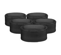 JOINPAYA Lot de 5 Coussins de Montre en PU Noir pour Remontoir Automatique, Coussins de Présentation pour Bracelets de Montres Automatiques Hommes, Accessoires Protecteurs Maison Bureau