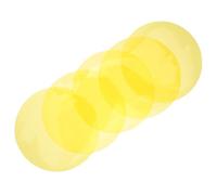 JOINPAYA Lot de 5 Feuilles de Gel Colorées 10 Cm pour Éclairage LED et Spots, Film Plastique Filtrant Lumière Jaune, Diffuseur Lumineux pour Ambiance Intérieure et Décoration Maison