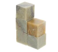 JOINPAYA Lot de 5 Tampons en Pierre Carrée Qingtian Vierges pour Calligraphie Chinoise, Sceaux de Gravure Personnalisables, Pierre Lisse Sculptable, pour Loisirs Créatifs et Scrapbooking