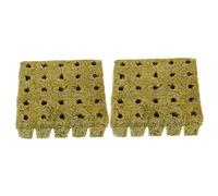 JOINPAYA Lot de 50 Blocs De Culture Hors-Sol pour Pépinière 25x25x40mm, Bouchons Grow Cubes Biodégradables pour Plantation De Boutures Jardinage Extérieur