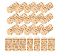 JOINPAYA Lot de 50 Bouchons de Liège Cylindriques 2,1x4 Cm pour Bouteille de Vin, Bouchons en Liège Haute Densité Étanches, Réutilisables, Accessoires de Bar pour Maison, Restaurant