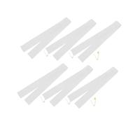 JOINPAYA Lot de 6 Écharpes Blanches Vierges en Tissu, Accessoires Fête Polyvalents pour Anniversaire, Enterrement de Vie de Jeune Fille et Mariage, Ceintures D’étiquette Simples