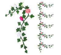 JOINPAYA Lot de 6 Roses Miniatures artificielles pour Maison de poupée, idéales pour décorer des Mini-Jardins, des Jardins de fées et des Micro-paysages.