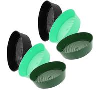 JOINPAYA Lot De 6 Tamis À Sol en Plastique pour Jardinage Tamis À Compost Rotatif pour Jardinier pour Bonsaï