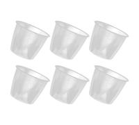 JOINPAYA Lot de 6 Tasses à Mesurer en Plastique Transparent 160 Ml pour Riz et Ingrédients Liquides, Graduations Précises, Réutilisables, Compatibles Cuiseur à Riz, Ustensiles Cuisine