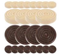 JOINPAYA Lot de 72 pièces de backgammon en bois avec pièces lisses pour le divertissement de jeu de société