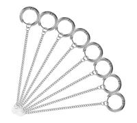 JOINPAYA Lot de 8 Chaînes Anti-perte pour Écouteurs et Boucles D’oreilles, Boucle D’oreille Sport Confortable, Crochet Sécurisé, Course à Pied et Salle de Sport, Accessoires Femmes