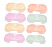 JOINPAYA Lot De 8 Gamelles Surélevées pour Animaux De Compagnie Gamelles pour Chats Plateau d'alimentation Surélevé pour Petits Chatons Gamelles pour Chats Surélevés