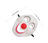 JOINPAYA Lot de 8 Masques de Clown en PVC Léger Masque Intégral Taille Unique pour Homme et Femme Accessoire de Fête Carnaval Soirée Masquée et Bal Masqué