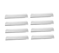 JOINPAYA Lot De 8 Plaques Chauffantes en Acier Inoxydable pour Barbecue Brûleur De Remplacement Plaque Chauffante pour Barbecue Plaque Chauffante pour Barbecue Plaque De Gril Plaque