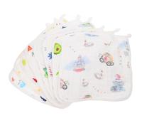 JOINPAYA Lot de 8 Serviettes Bébé en Coton 30x30 Cm, Absorbantes et Douces, Lingettes D'allaitement Polyvalentes pour -né, Usage Bain et Toilette, Kit Garçon et Filles -nés Style Aléatoire