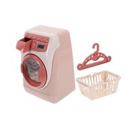 JOINPAYA Machine à Laver Simulation Plastique sans Batterie Éducatif pour Garçon Fille Dès Ans Accessoire Jeu de Rôle pour Développer Habileté Manuelle