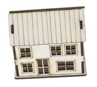 JOINPAYA Maison Miniature Bois Rustique pour Décor de Noël Kit Bricolage Maison Miniature pour Micro Jardins Modèle de Village Féerique Décoration Intérieure pour Adultes et Garçon Fille