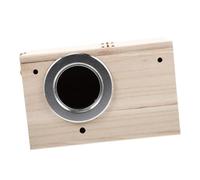 JOINPAYA Maison Oiseau Bois pour Perroquet Nichoir Suspendu pour Jardin Et Décoration Intérieure Nid De Repos pour Oiseaux De Compagnie